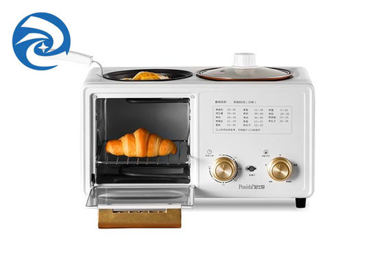 6L elektrische Koekepan 3 in 1 Multikooktoestellen, Lichte het Ontbijtmachine van 6.3qt