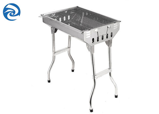 Grill 73x33x71cm van de roestvrij staal Openluchthoutskool het Draagbare Vouwen