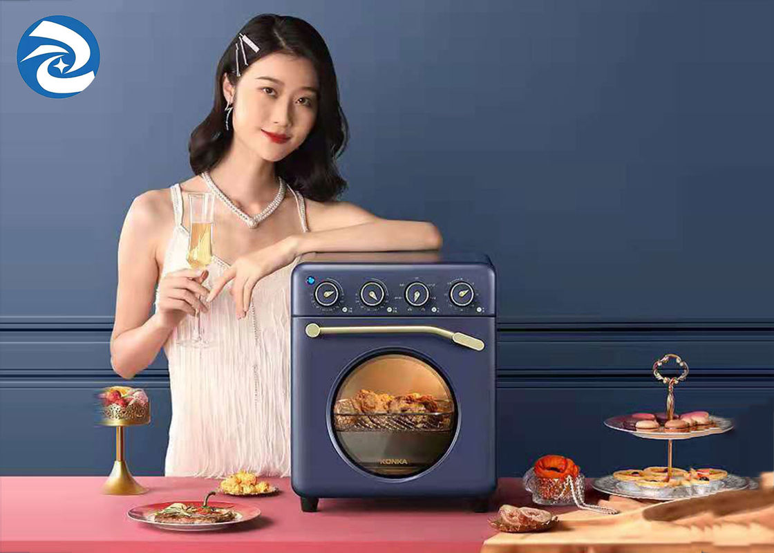 18L broodrooster en van Broodroosterovens het Roestvrije staal 19qt van de Luchtbraadpan