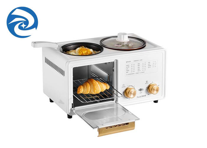 6L elektrische Koekepan 3 in 1 Multikooktoestellen, Lichte het Ontbijtmachine van 6.3qt