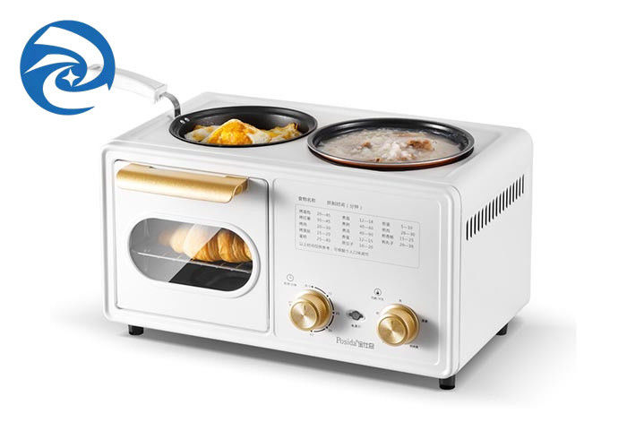6L elektrische Koekepan 3 in 1 Multikooktoestellen, Lichte het Ontbijtmachine van 6.3qt