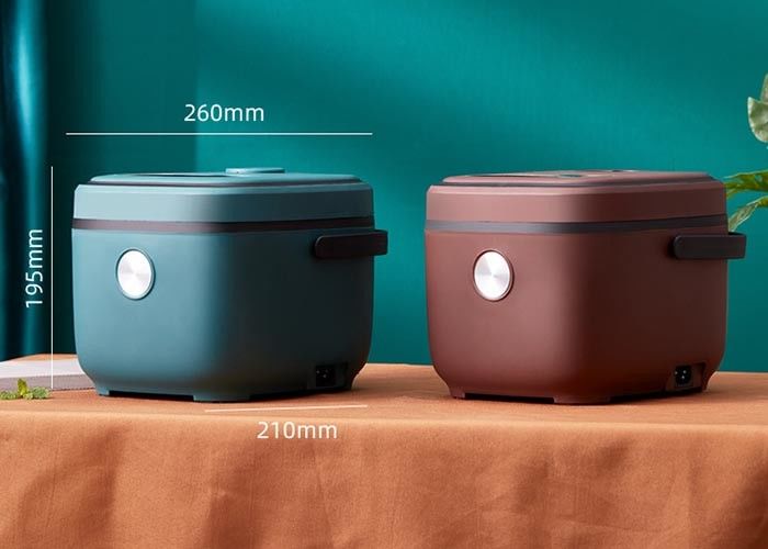 2.5L multikooktoestellen het Type van 2 tot 3 Mensenmicrocomputer van 2.6qt 26x21x19.5cm