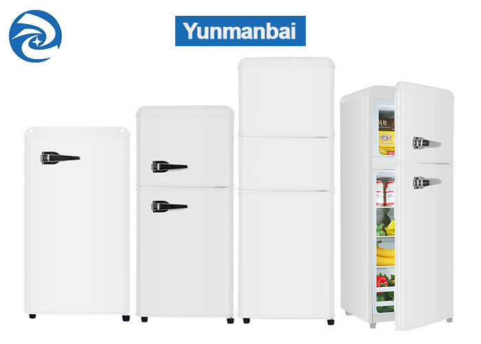 75L 90L 118L Retro Wit Mini Fridges With Freezer 2,6 Kubieke voet