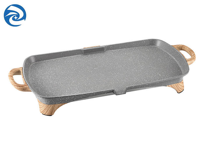 Van de Grillsroosteren van de steen de Houten Korrel Elektrische Koekepannen 1350W 220V