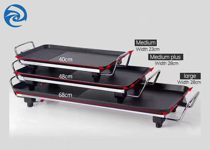 De vierkante 1400 Watts roken Vrije Elektrische Grill 50-240 Graad