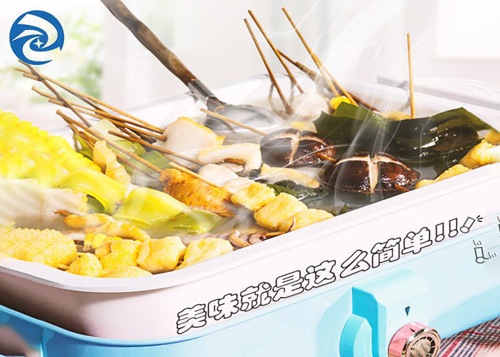 Van de Roosterenkoekepannen 220V van huishouden de Elektrische Grills Multifunctionele Kokende Pot 1200W