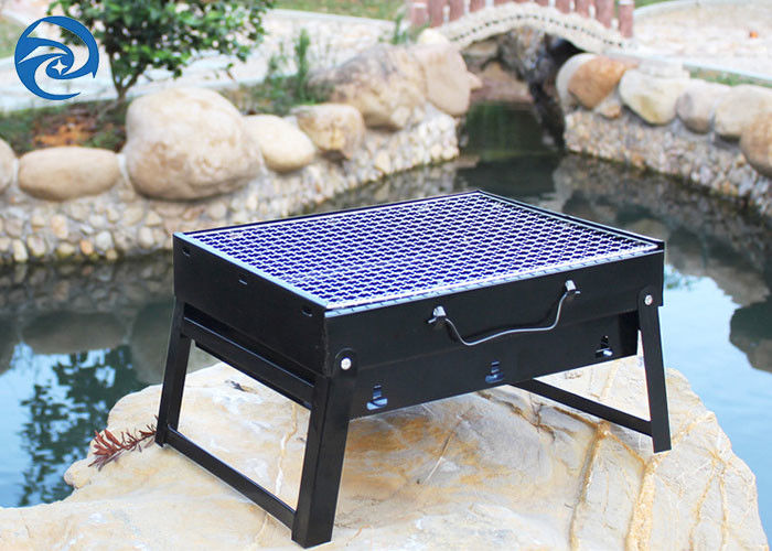 35cm×27cm×20cm Roestvrij staal Draagbare Vouwende BARBECUE