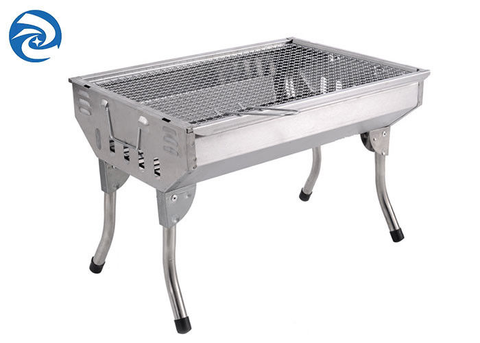 Grill 73x33x71cm van de roestvrij staal Openluchthoutskool het Draagbare Vouwen